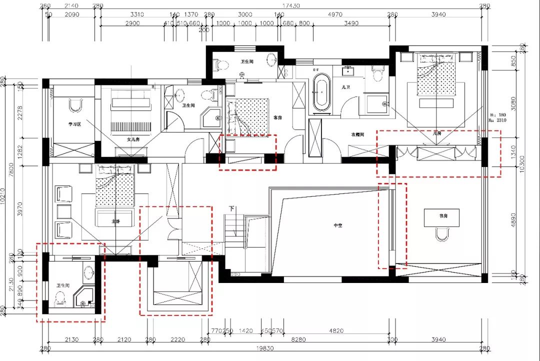 东阳 420㎡极简复式,黑白灰构建纯粹空间-26