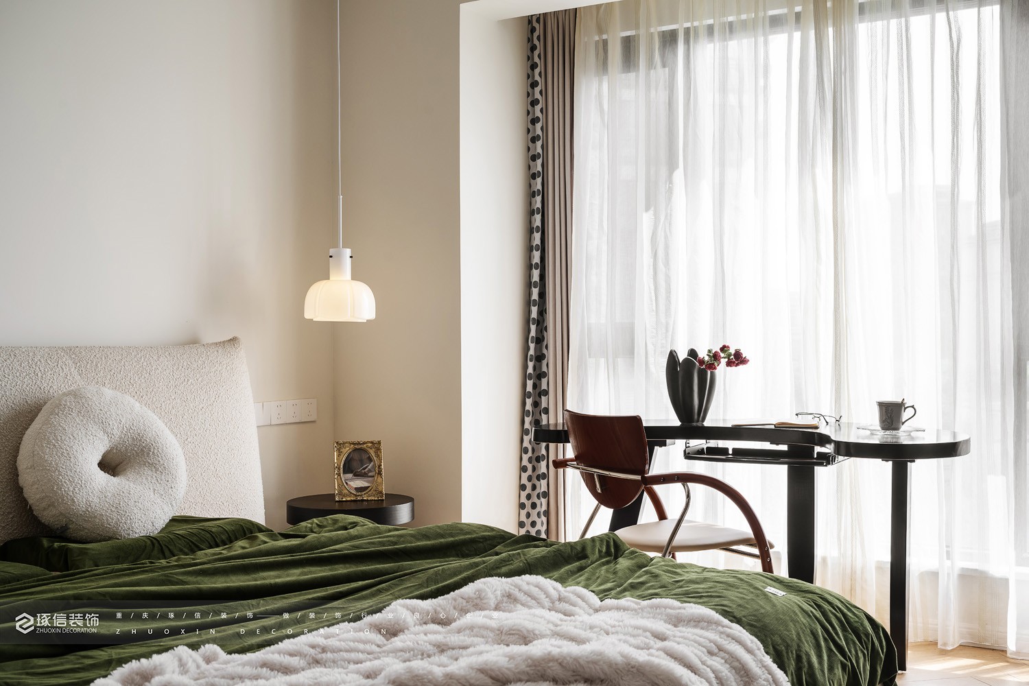 123m² 简约至美,品味法式风丨琢信装饰-27