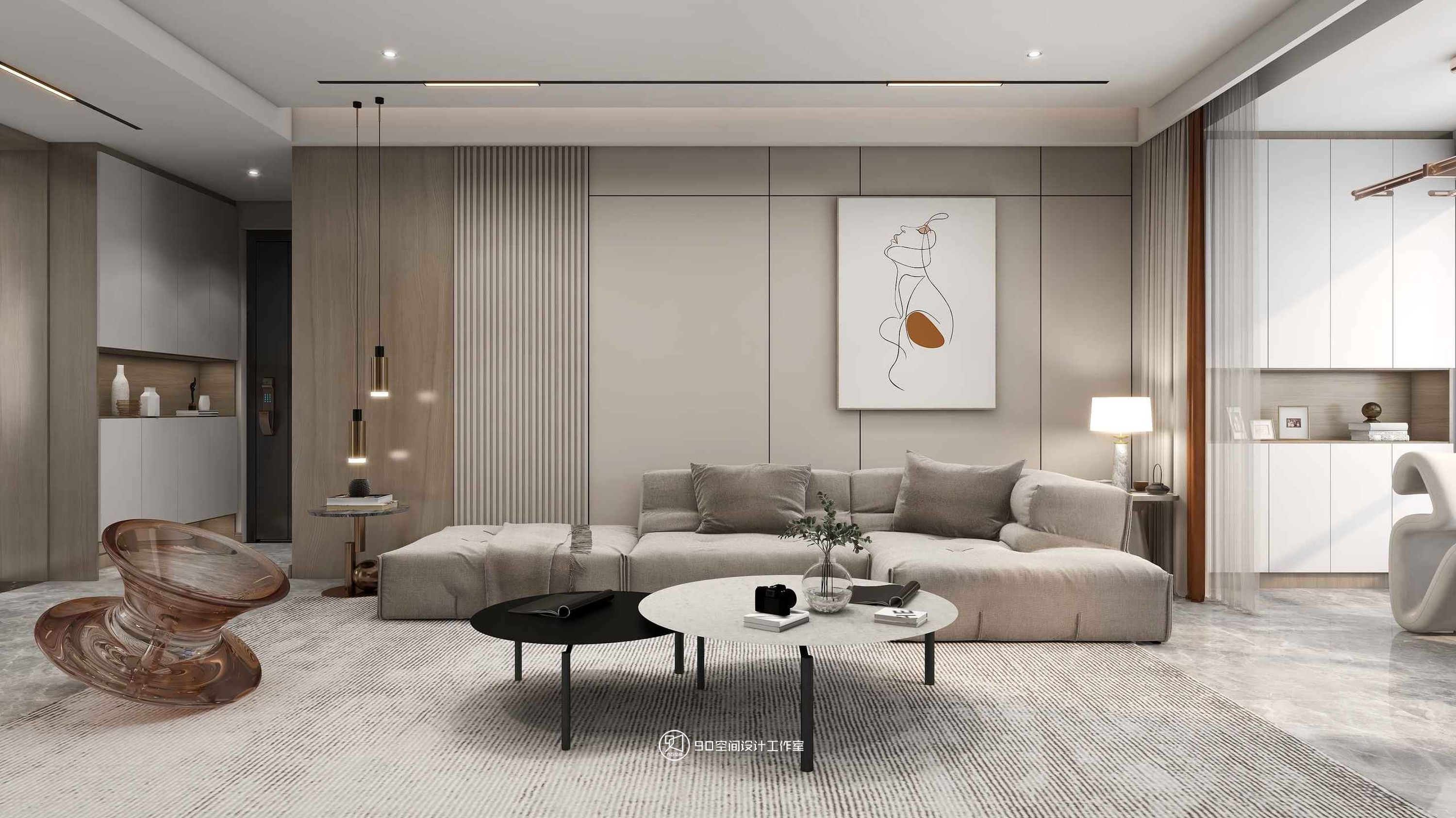 湖畔雅居 · 现代风格原木设计-11