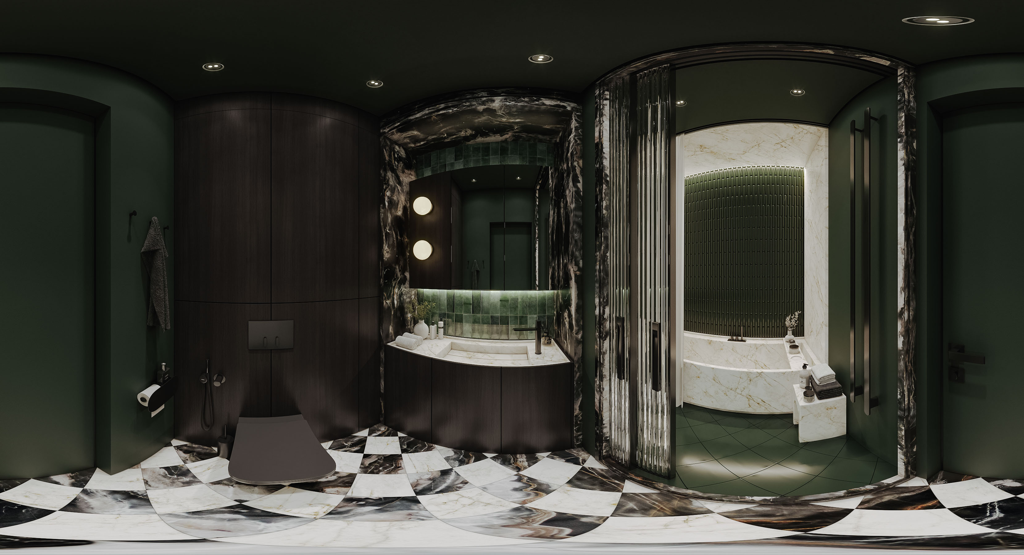 保加利亚 90 平欧式空间设计-26