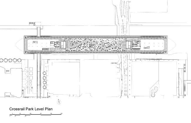 Crossrail「КэнериУорф」车站及屋顶商场与花园丨英国伦敦丨Foster+Partners,Gillespies,ARUP等-47