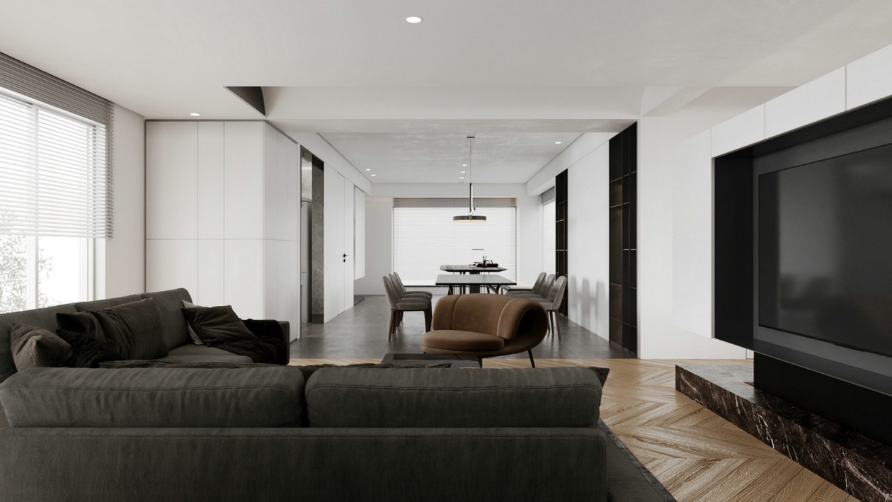 高级色系黑白灰空间搭配 超有气质-4