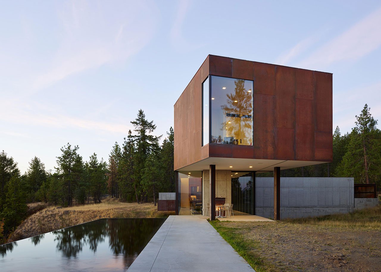 Artful Natural Living at Rimrock, a Private Home in Washington by Olson Kundig Architects-15