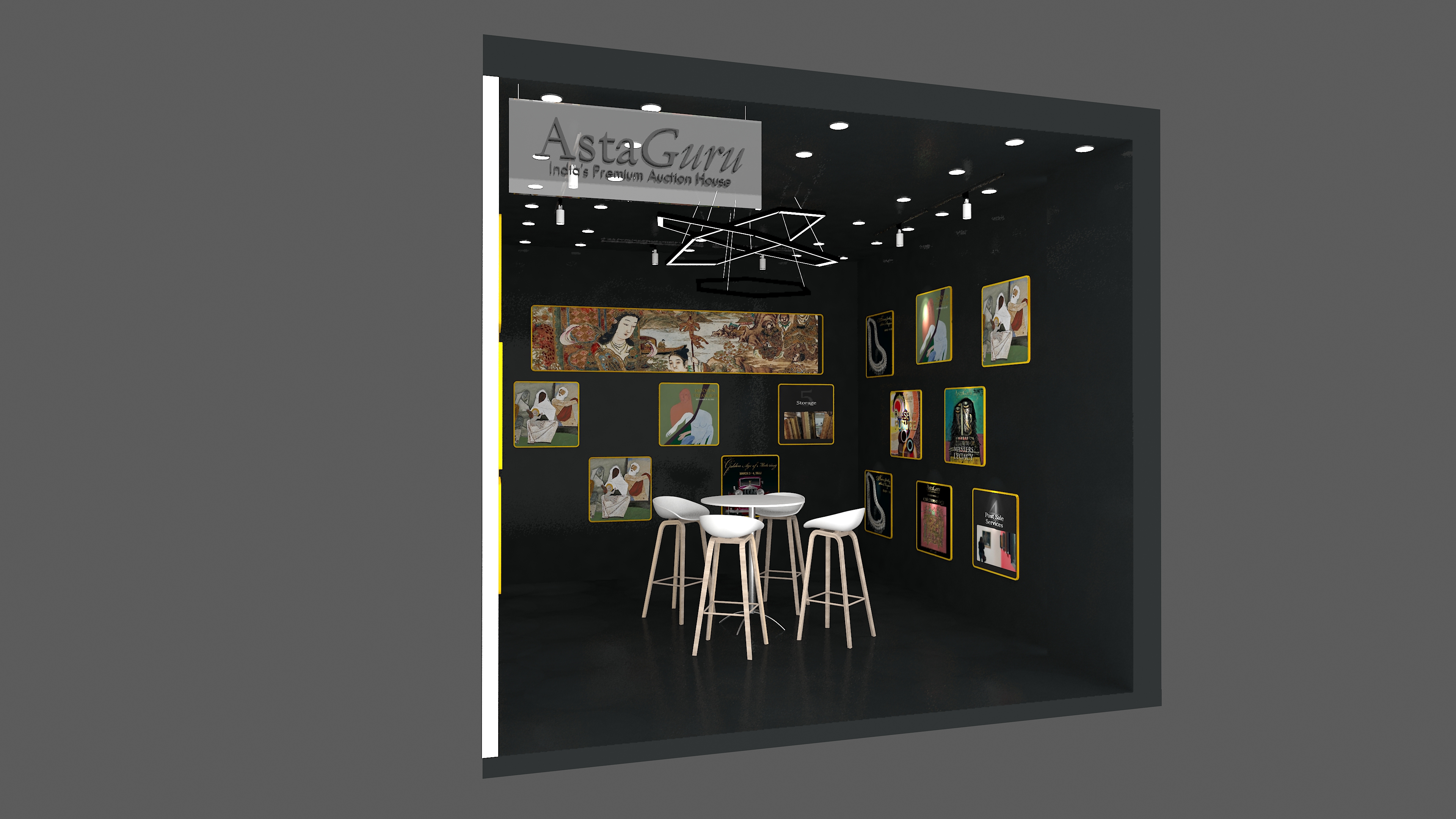 asta guru Modern Art stall-7