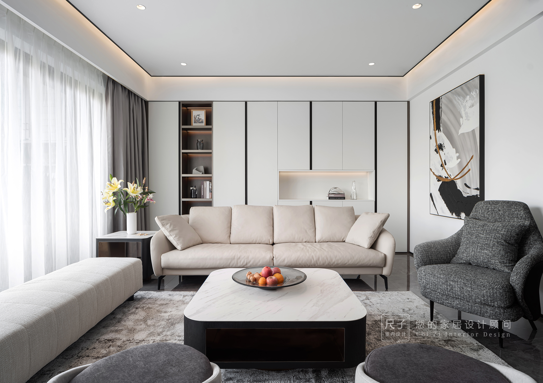 245㎡现代风住宅 | 光域之舞,诗意生活-10