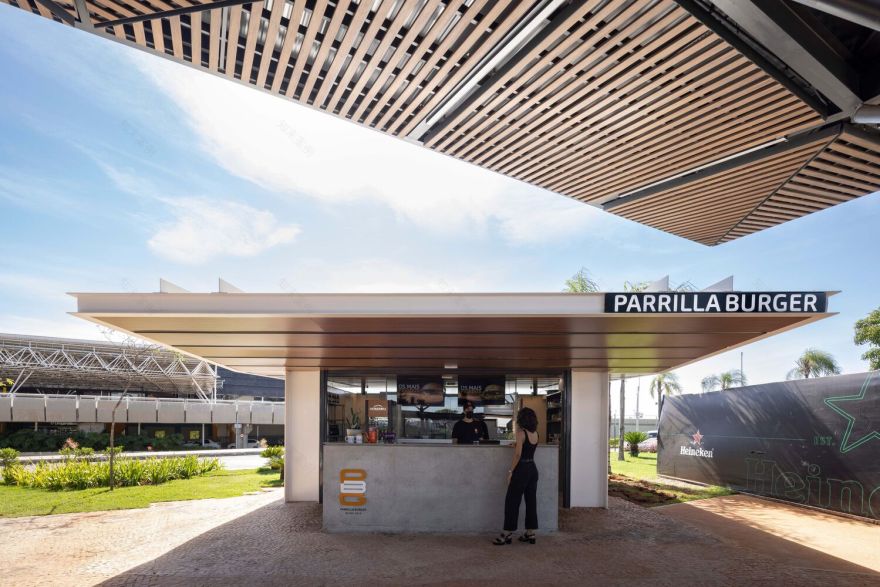 巴西利亚机场汉堡餐厅丨巴西巴西利亚丨Atelier Paralelo-16