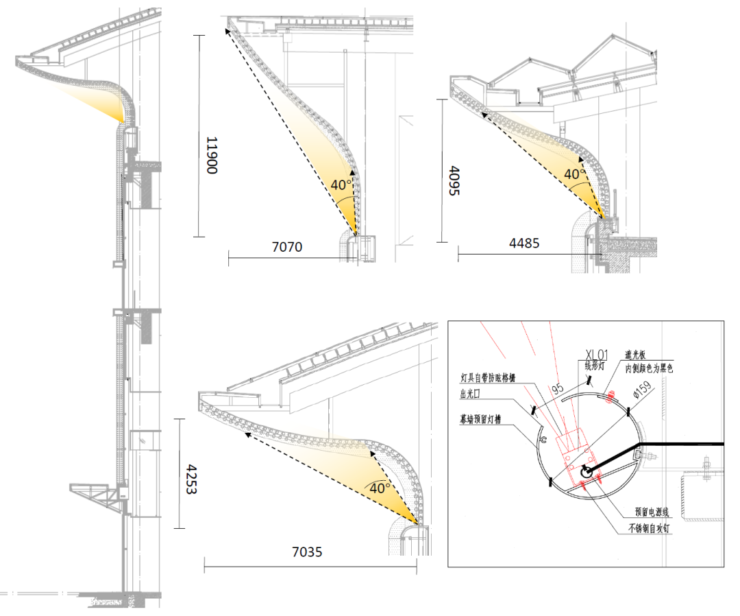 信息的纽带大地的图景|北京新国展二期建筑照明设计-59