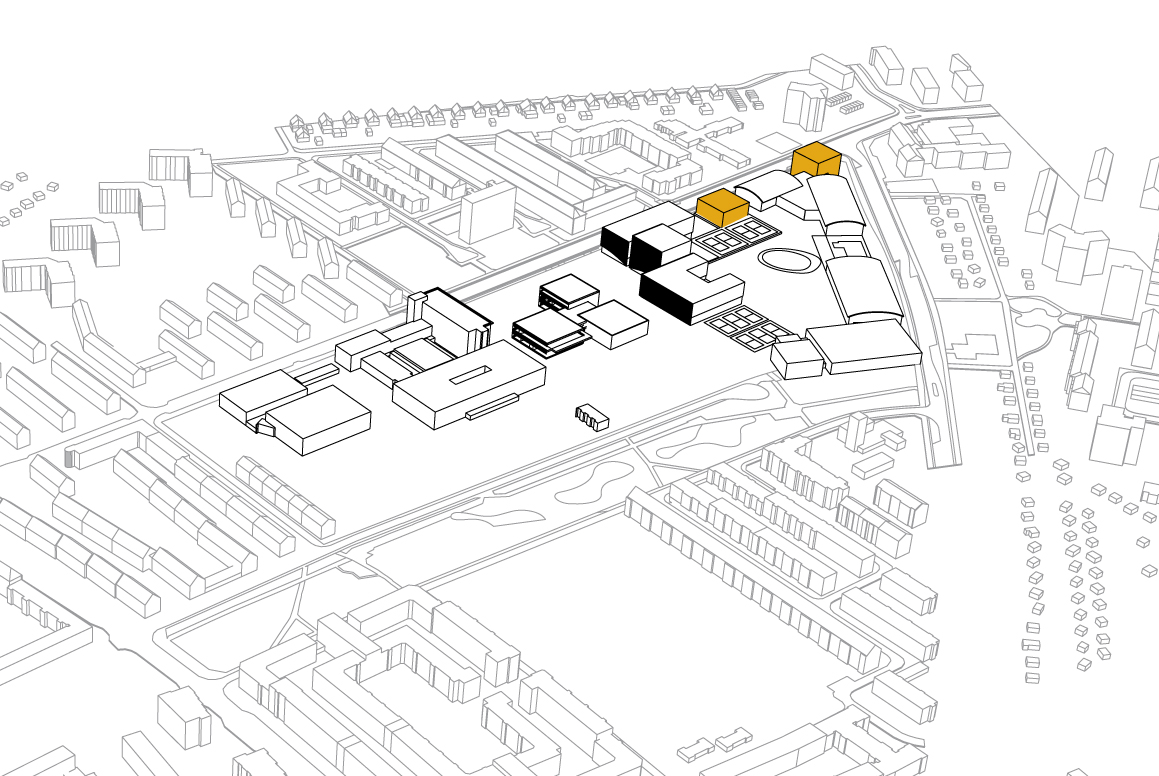   Wettbewerbsverfahren städtebauliche Studie Olympiastützpunkt/Schule Alter Teichweg in Hamburg Dulsberg : Andreas Heller Architects & Designers-31