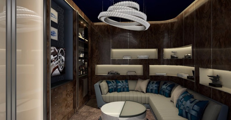 迪拜瑞吉酒店宾利主题豪华套房丨阿联酋迪拜丨Wimberly Interiors-18