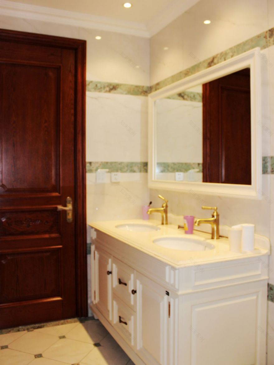 名匠装饰打造北戴河华贸公园郡别墅美式家居-57