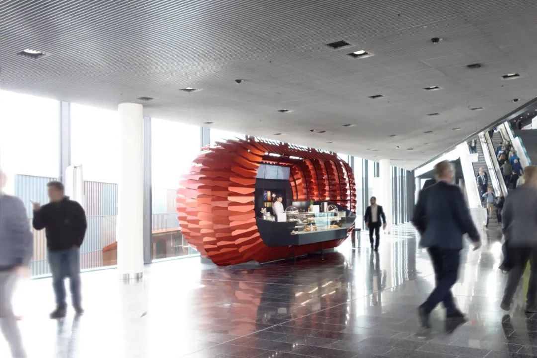法兰克福展览馆“Loop”与“Shade & Shelter”商亭——现代展会空间中的视觉盛宴-14