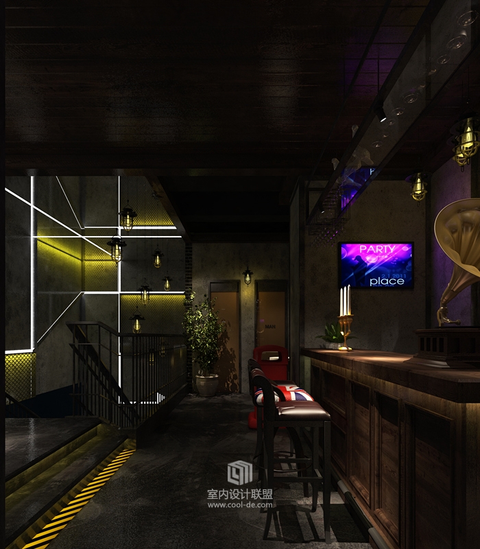 主题餐厅设计-福州揽季月光音乐餐吧主题餐厅设计-8