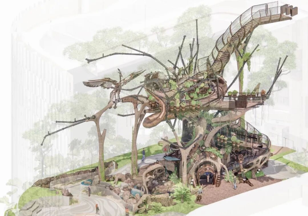 重庆光环花园城·世界树 光环2.0之机械魔法森林丨中国重庆丨WTD纬图设计-11