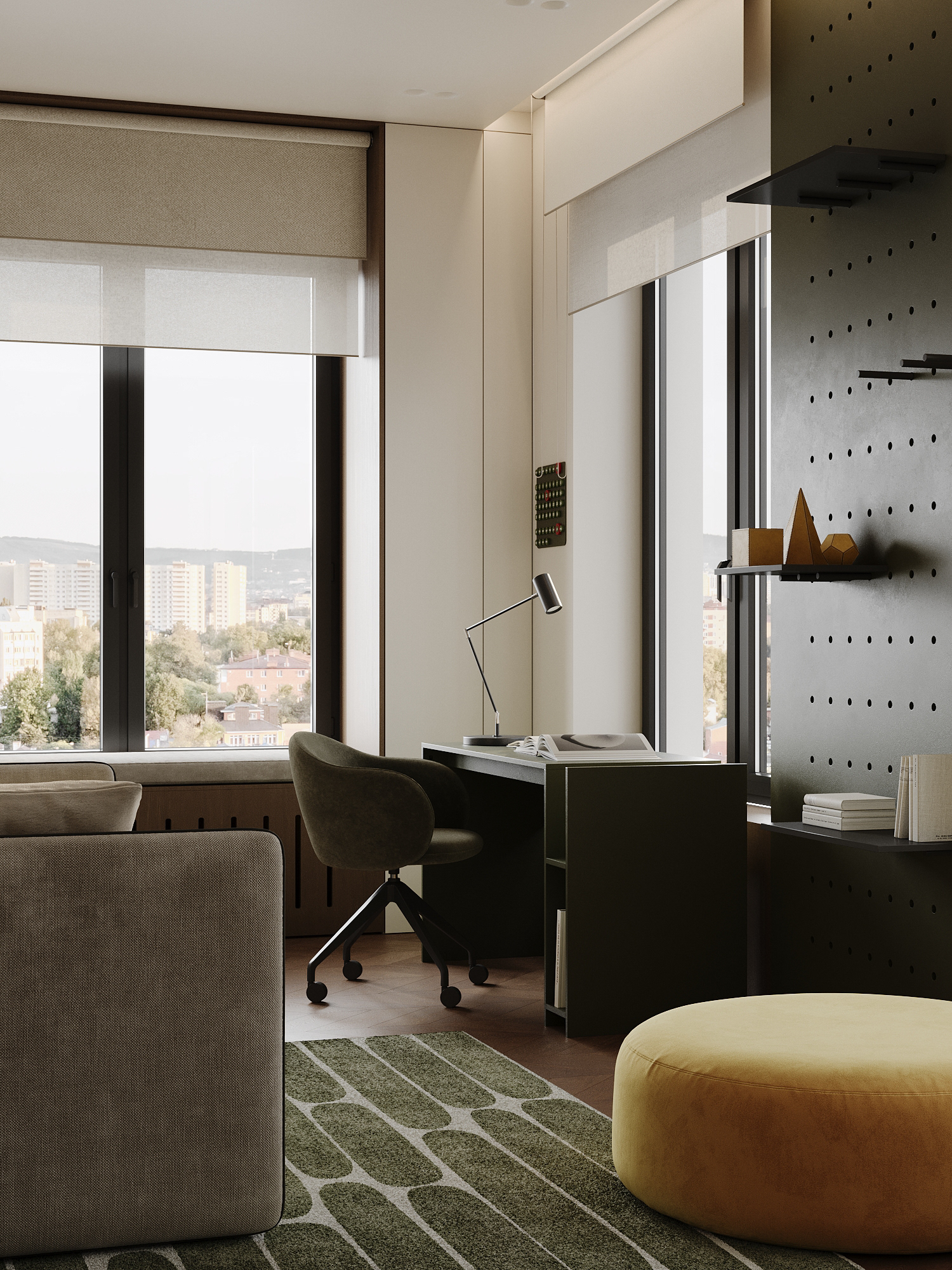 Zilart室内设计与可视化项目丨Rial bureau-54