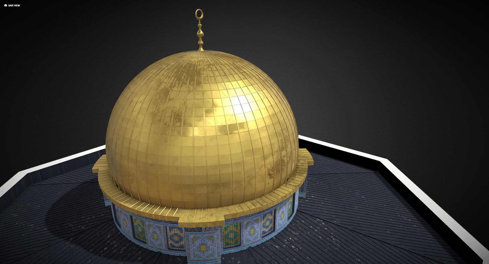 Dome of the Rock 3d 模型-5
