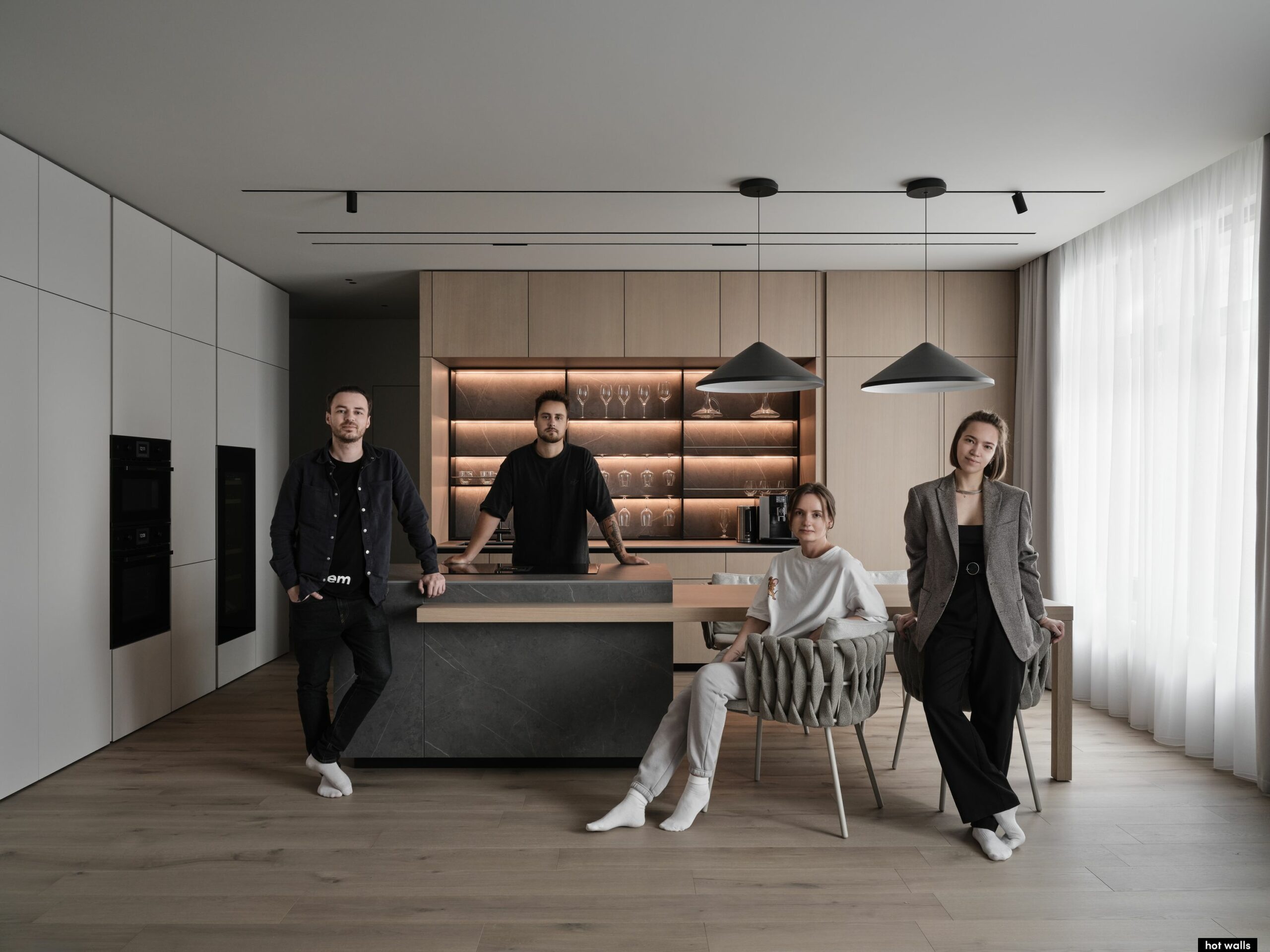 100平米大地色系公寓 | hotwalls作品-1