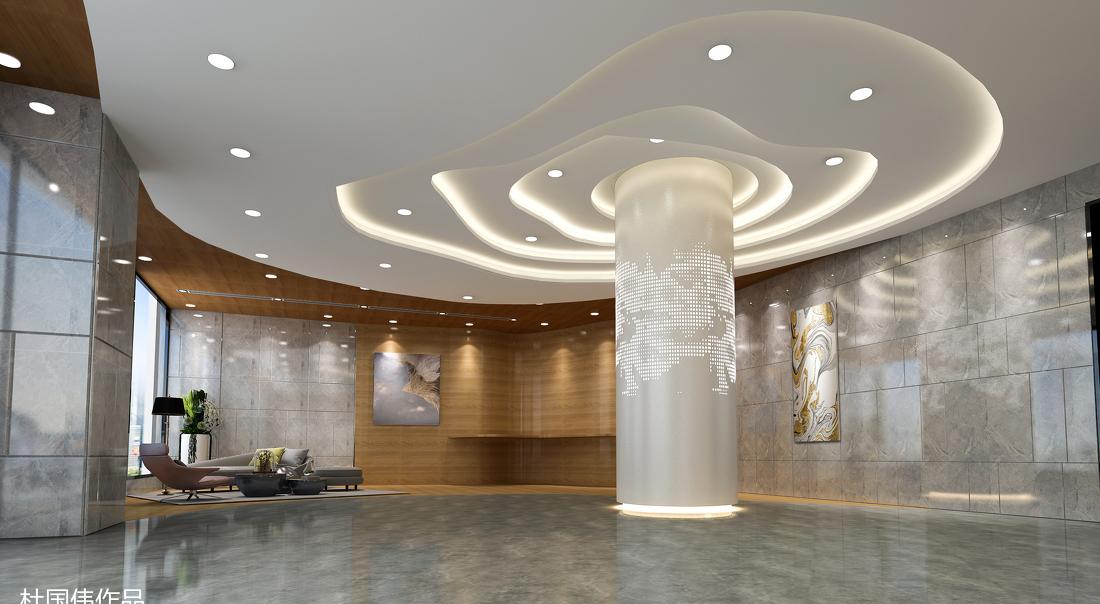 西安盛世 1 号写字楼公寓公共区域设计-2
