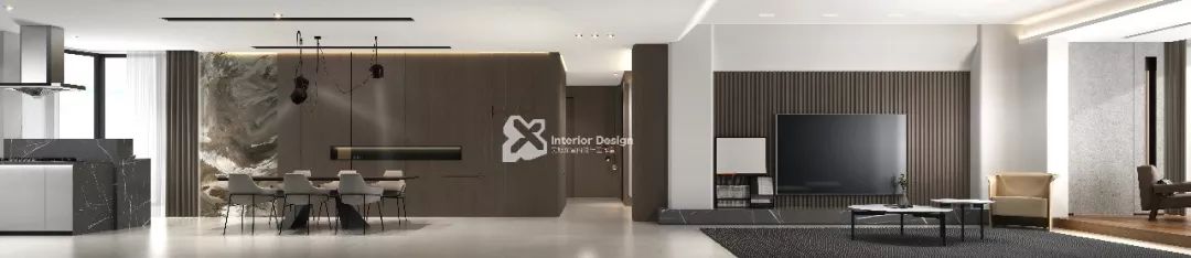 黑白极简,打造 330㎡顶层复式梦空间-109