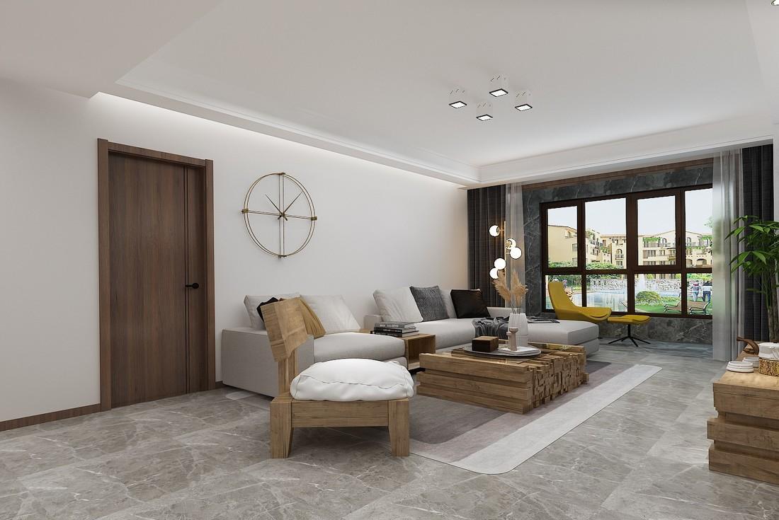 泰安装修自然风家居设计，双阳台儿童房吸睛-2