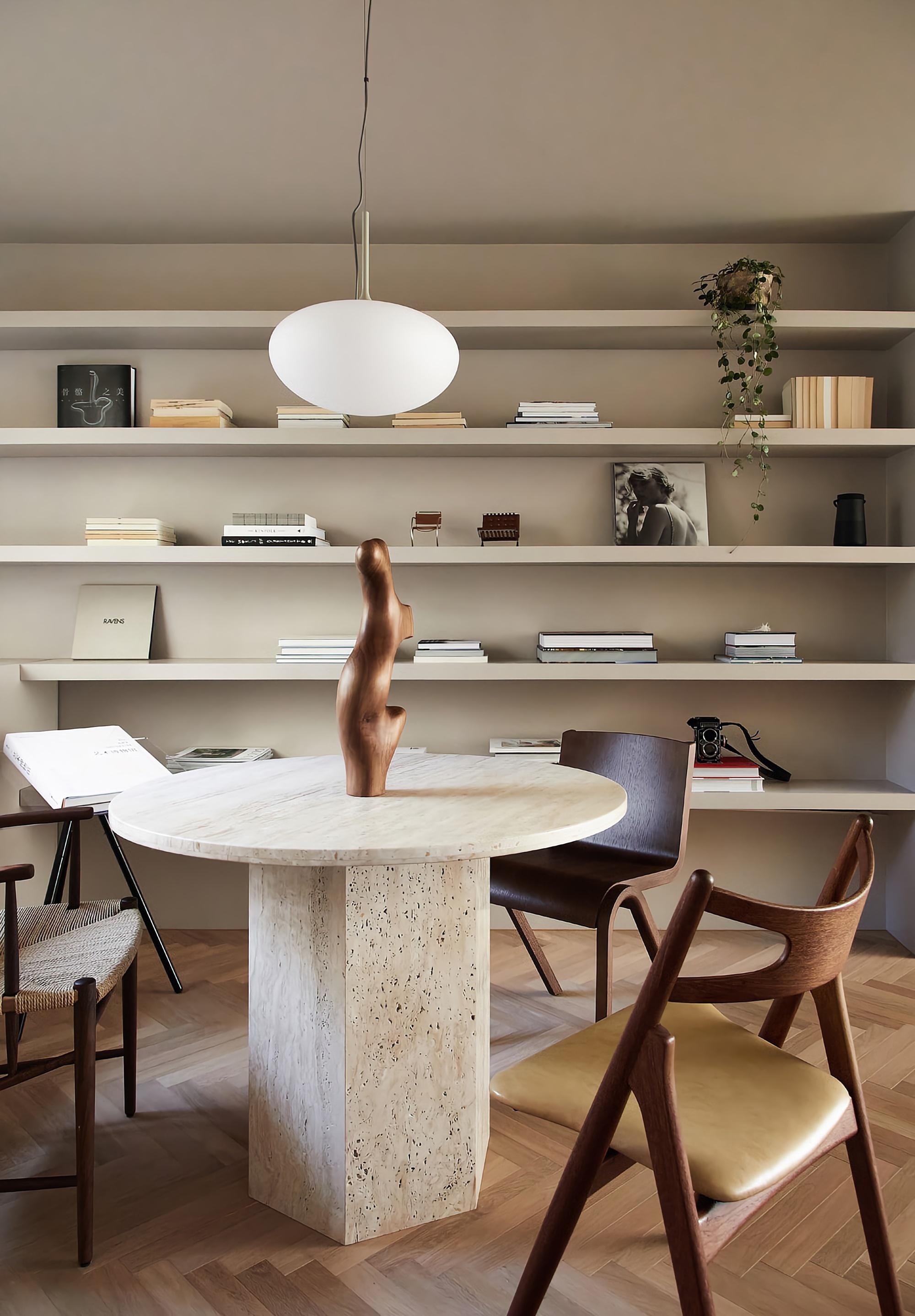 NOTHING DESIGN 奶油复古感公寓-18