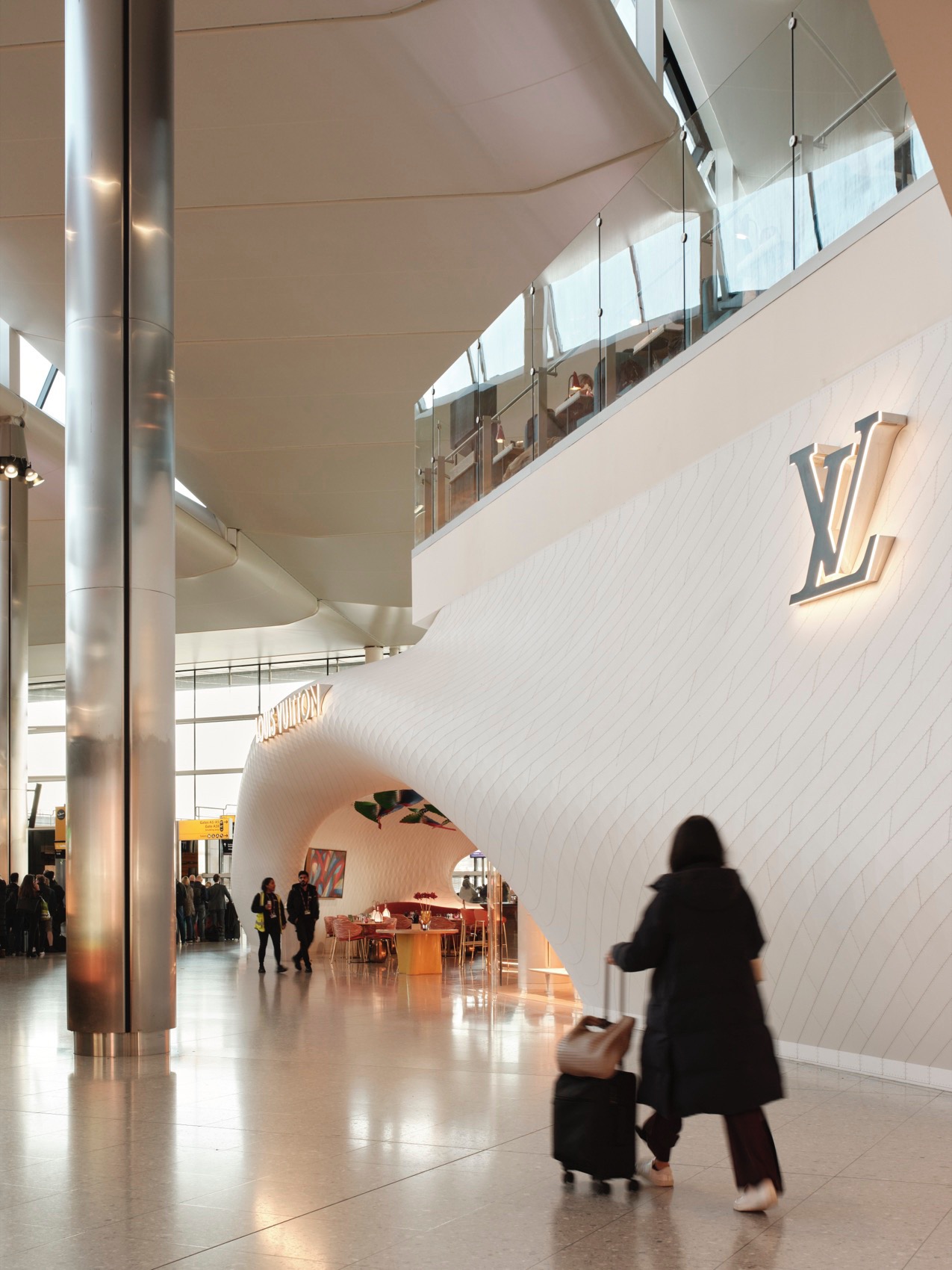 希思罗2号航站楼路易威登体验空间丨英国伦敦丨Marc Fornes,THEVERYMANY,与路易威登建筑部合作-47