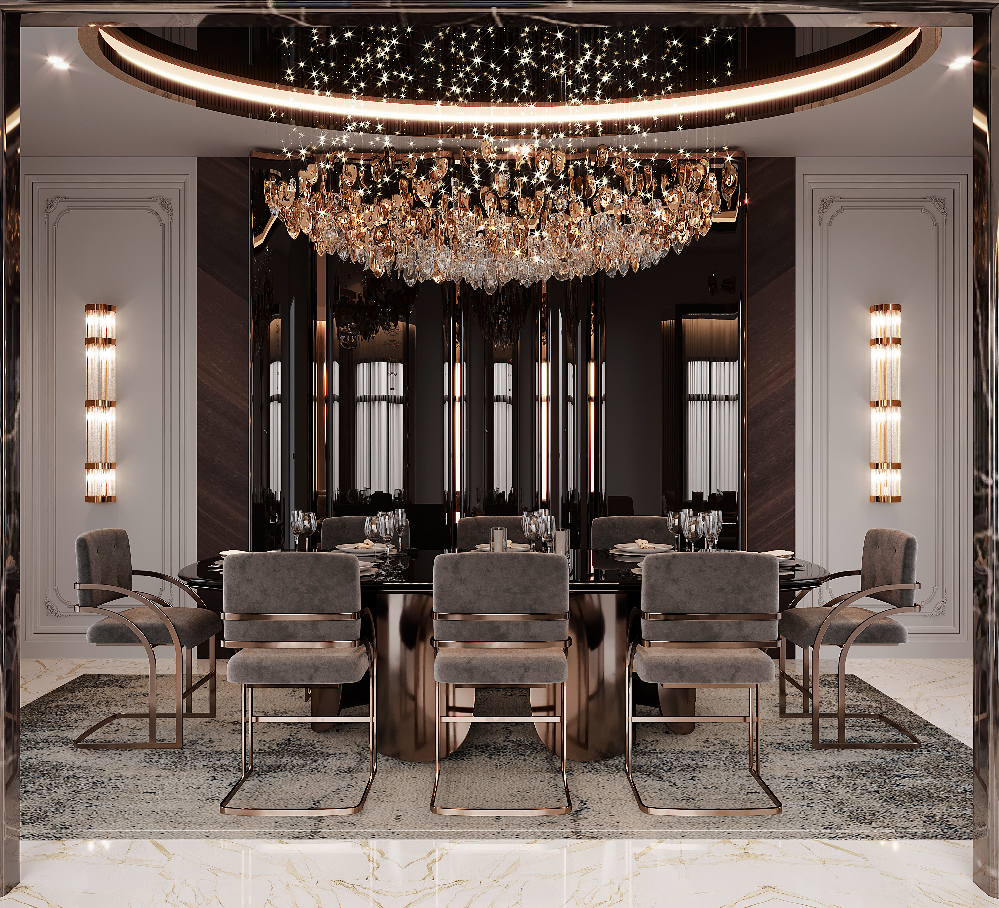豪华餐厅丨Mohammed Yossef-12