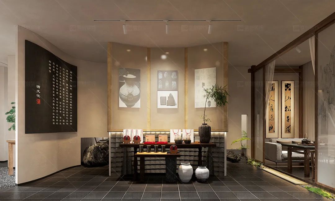 宜宾 · 东方禅意茶餐厅设计,穿越千年的中式美丨中国宜宾丨深圳京创装饰集团-16