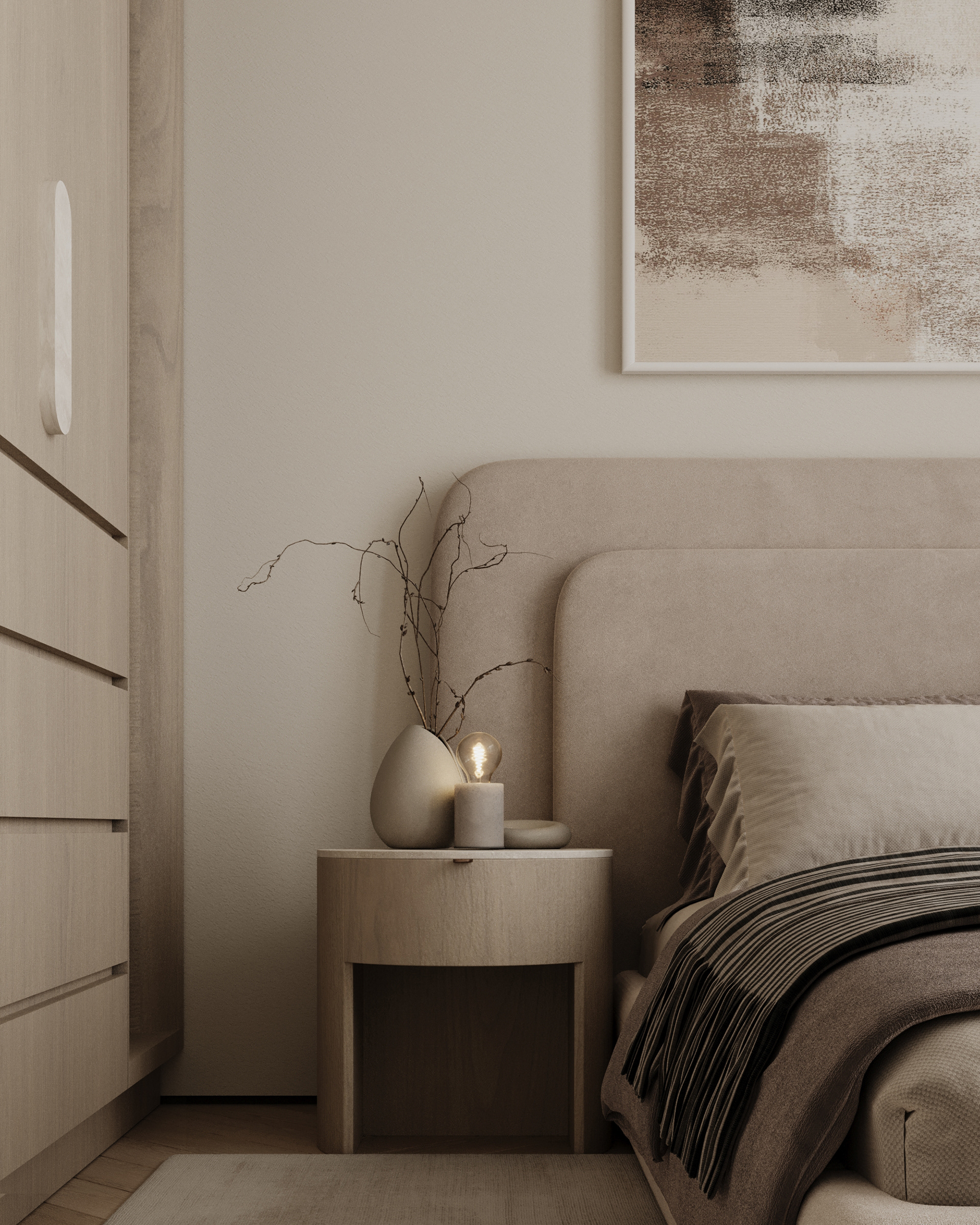 Calm Minimalism（宁静简约风）复式室内可视化项目丨澳大利亚阿德莱德-17