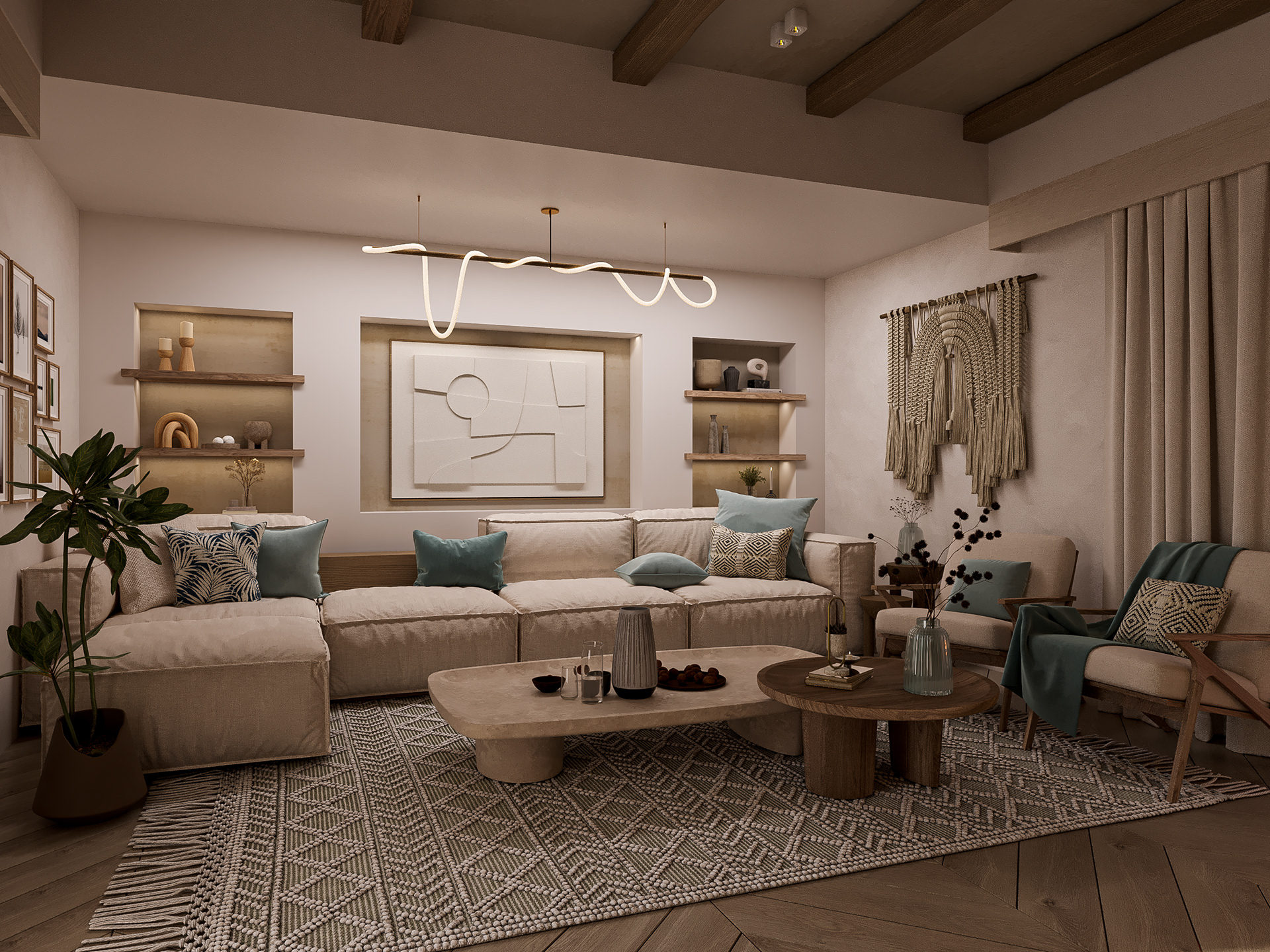 屋顶利文兰住宅丨Rita Boshra-8