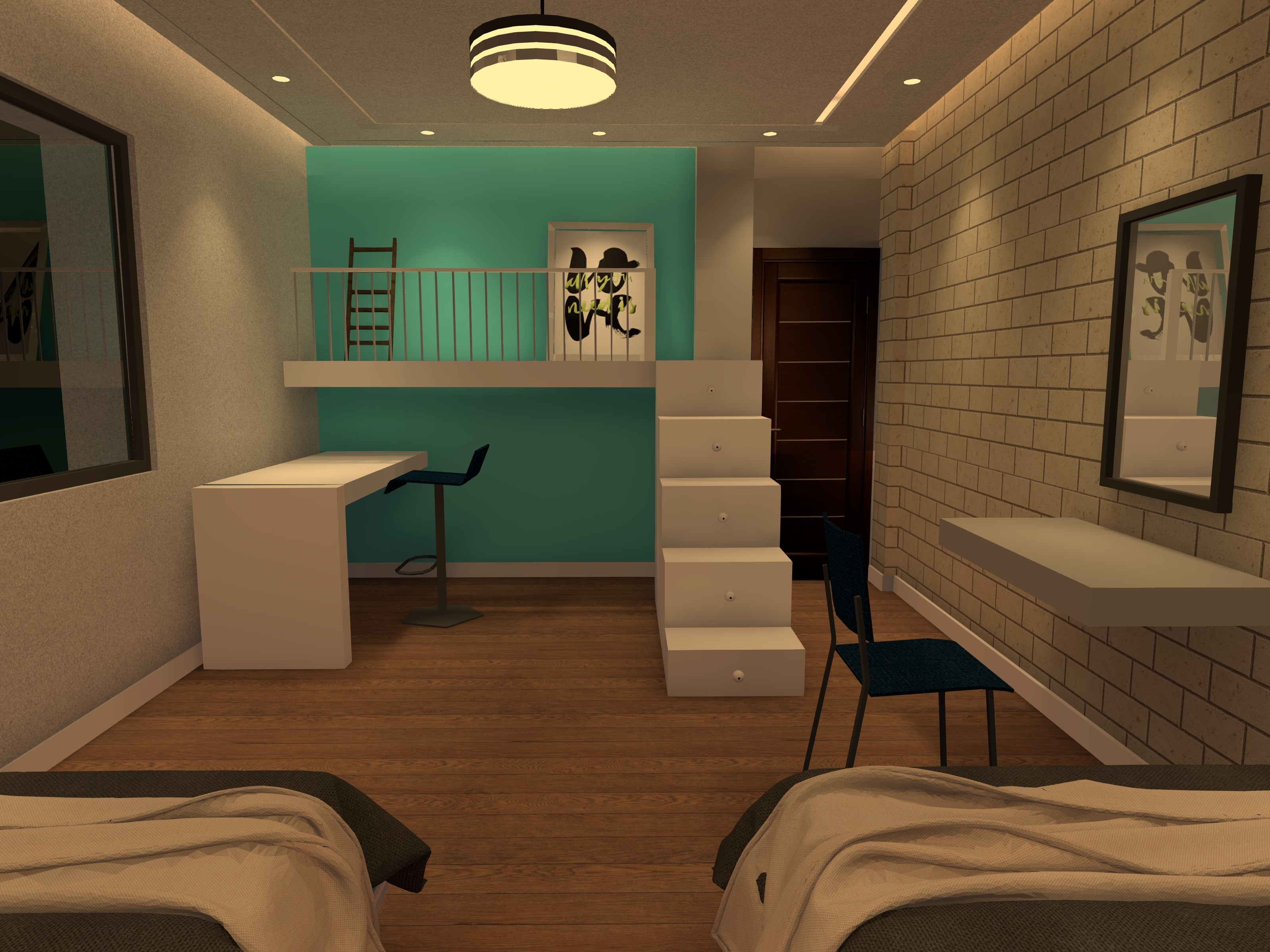 Private Villa Interior lighting design-32