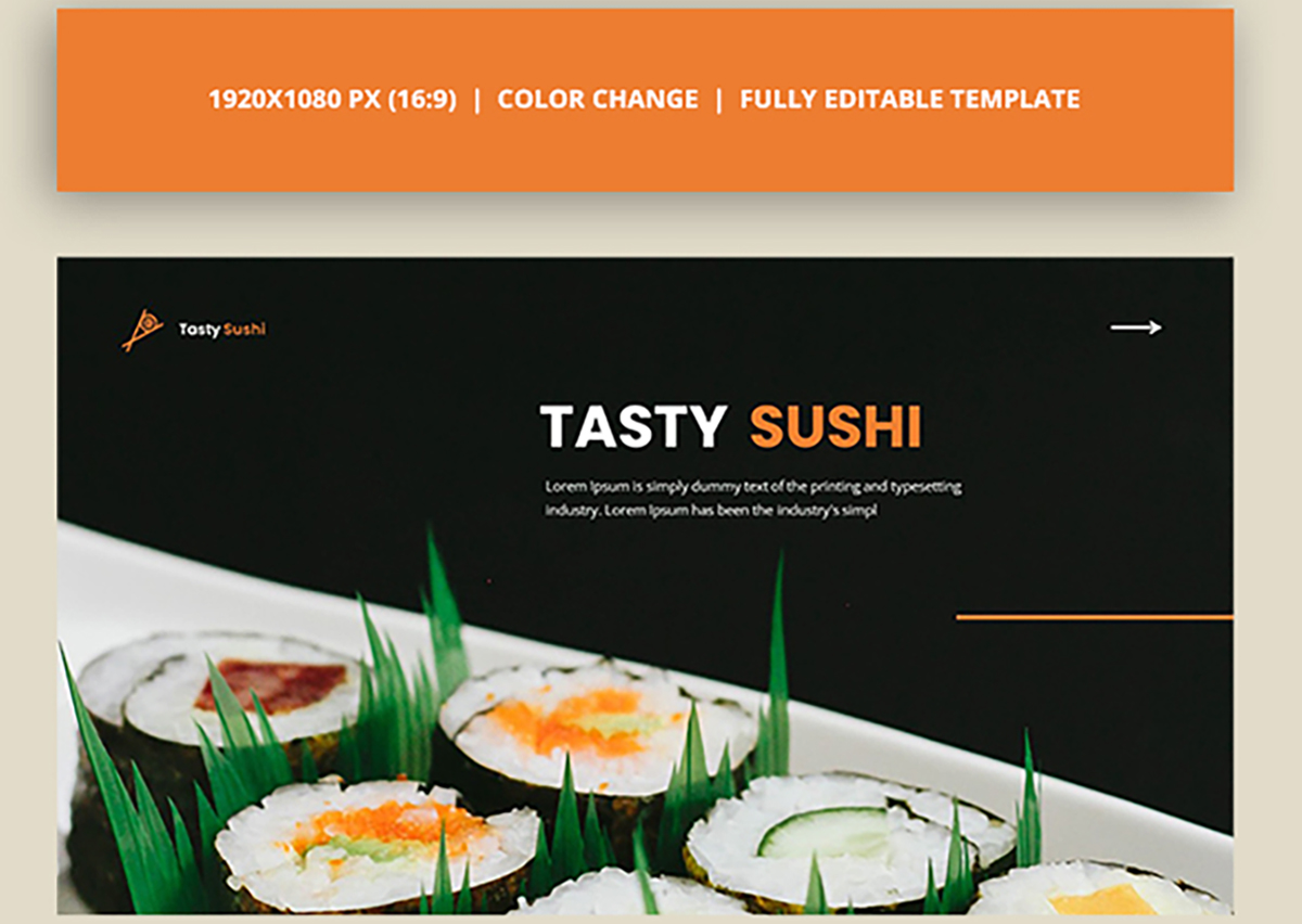 美味寿司演示模板-3