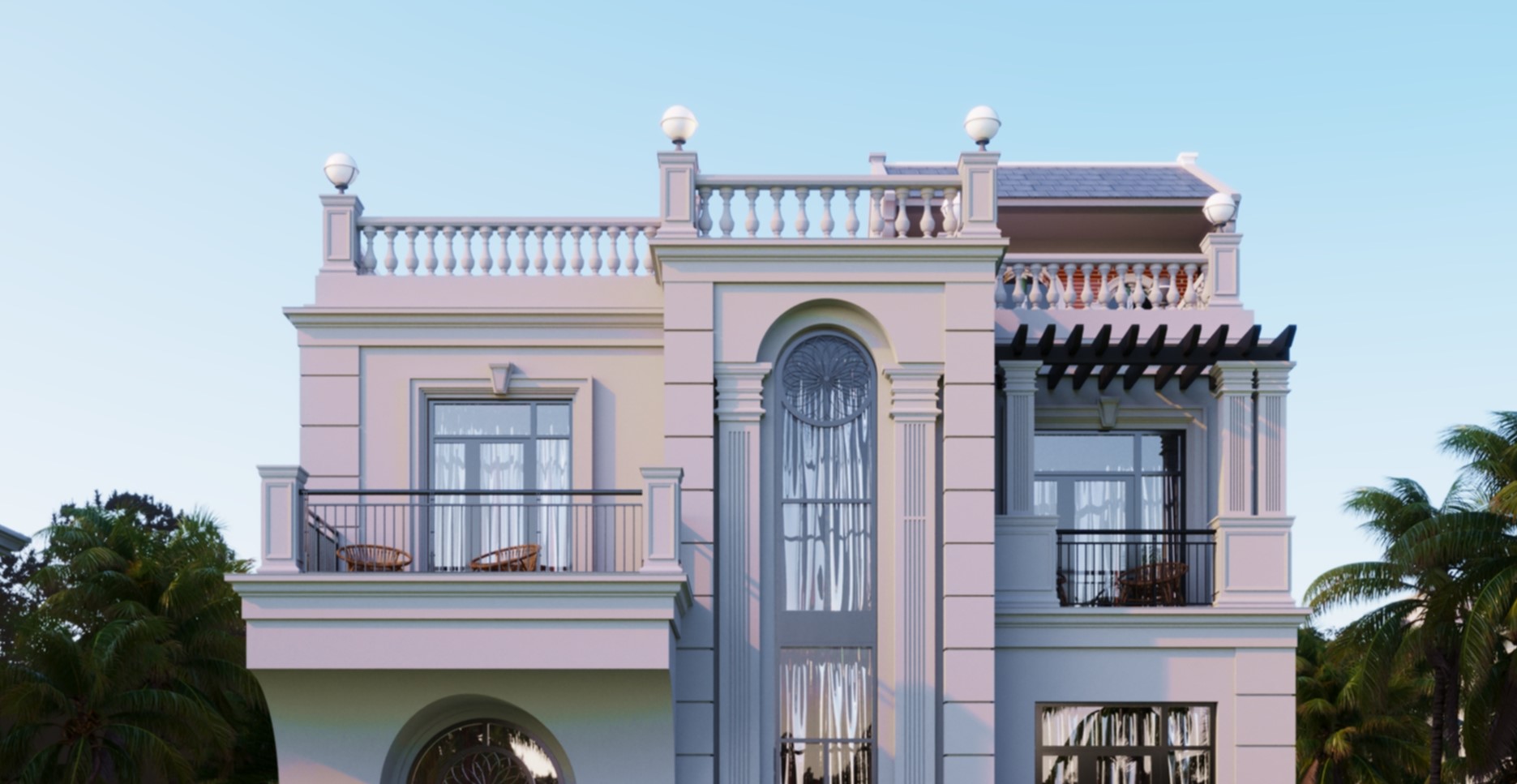 New Classic villa design-4