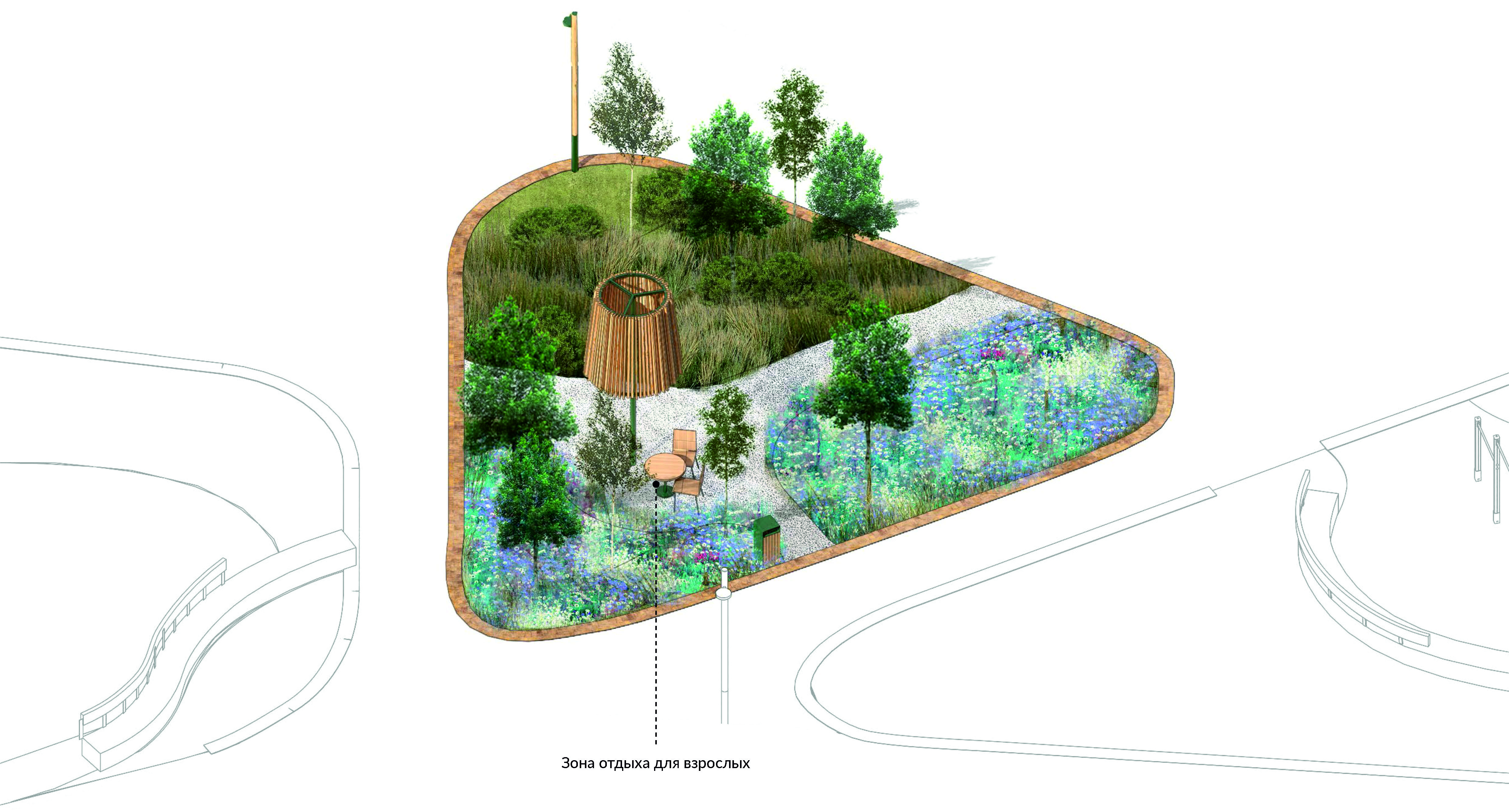 “西伯利亚之心”住宅小区林荫道景观设计丨俄罗斯秋明丨IDEA 工作室-45