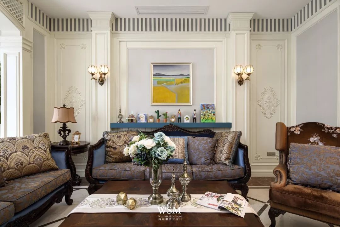 苏州雅戈尔天邑 300 平米古典美式家居设计-18