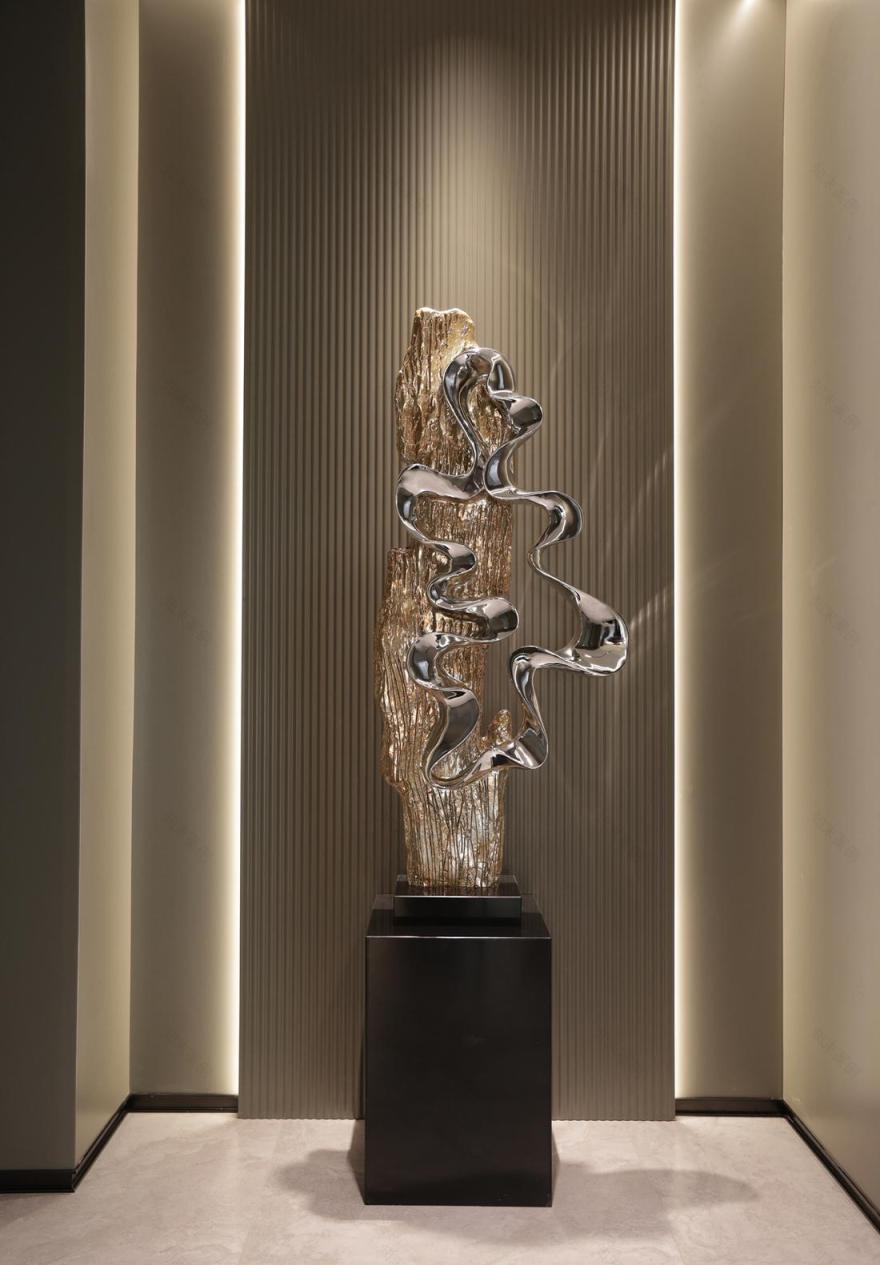 轻奢有度,浪漫刚好·浙江嘉兴大平层室内设计案例丨中国嘉兴-35