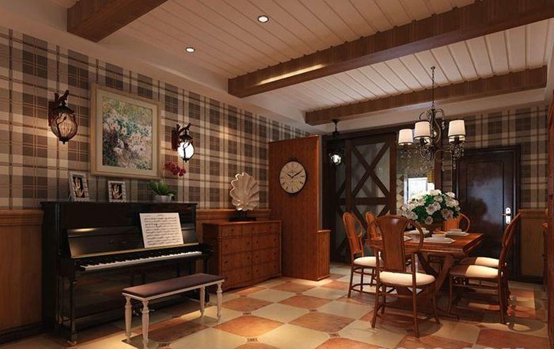 年轻情侣装修哈南碧桂园110平古典美式两居-15