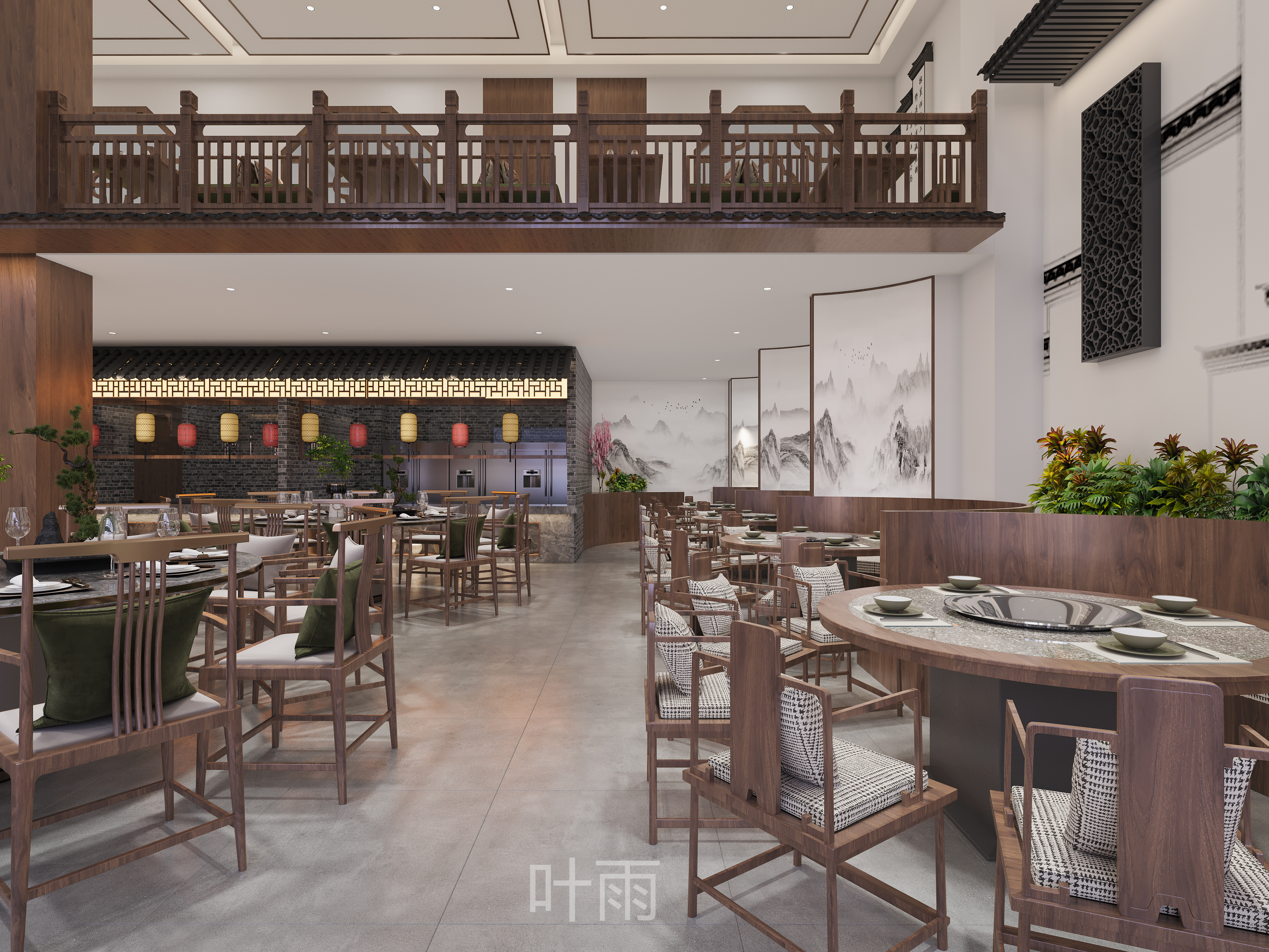 徽派餐厅·颂时雅意-5