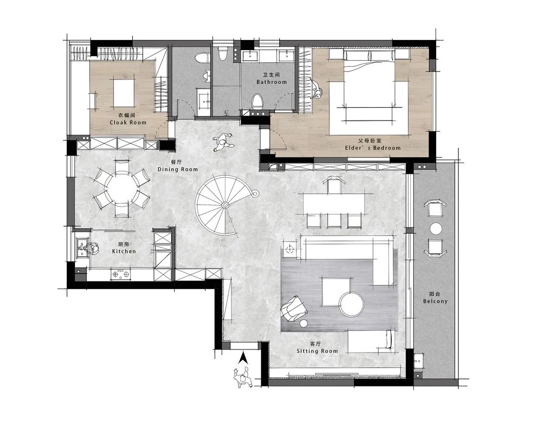 意犹未尽 | 徐弥设计 300m²跃层豪宅-15