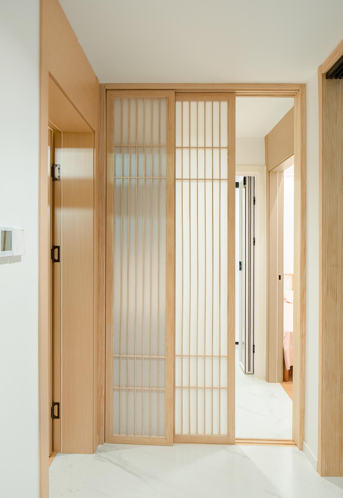 日式原木风超强收纳 140m²婚房设计-8