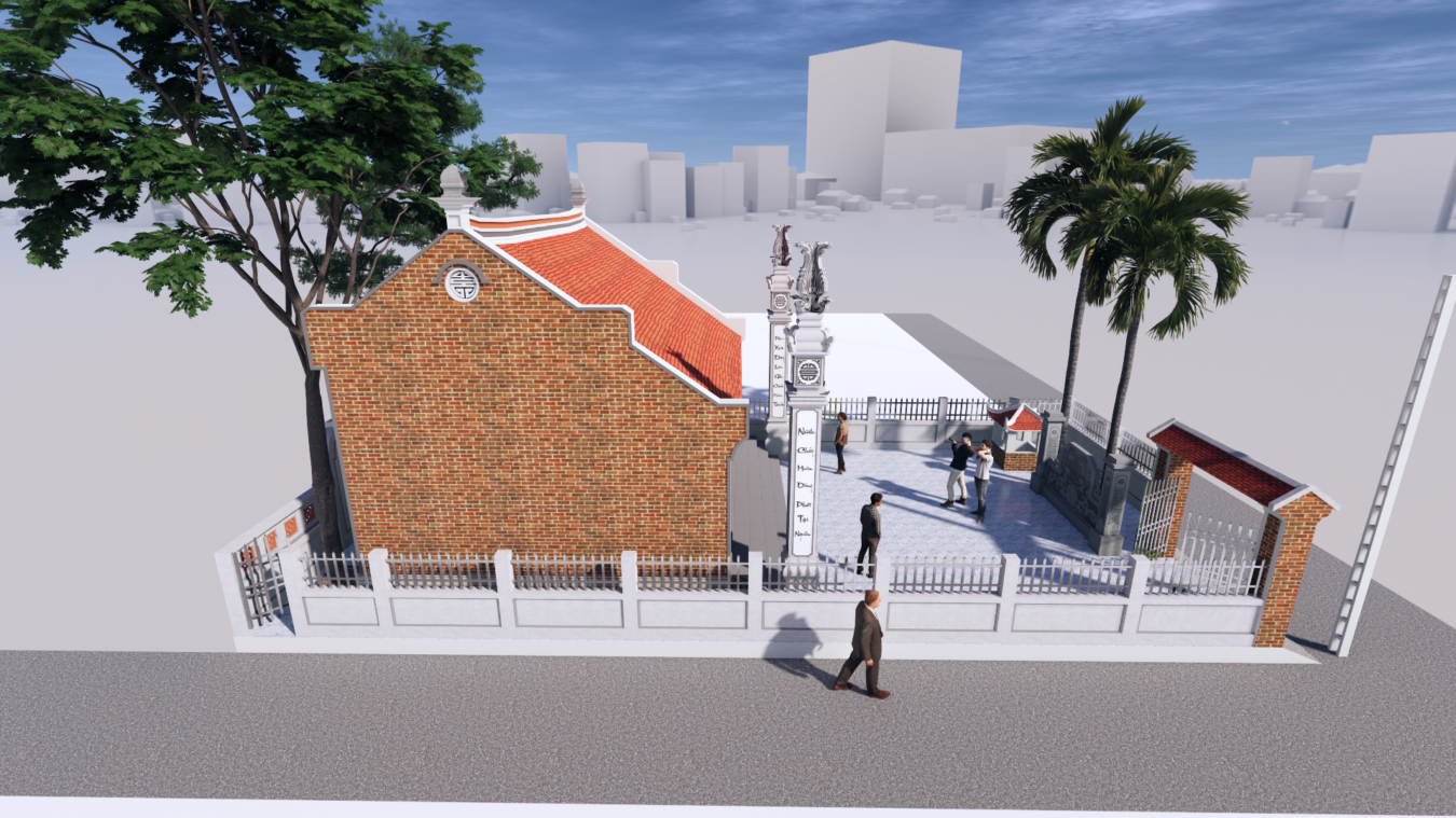 免费的SketchUp教堂外观模型-2