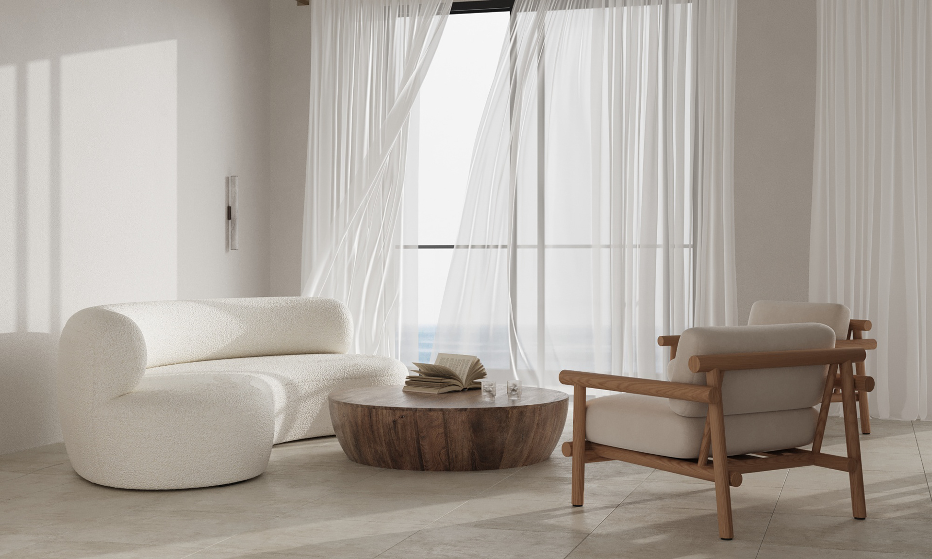 中性色系公寓设计 超有设计感-1