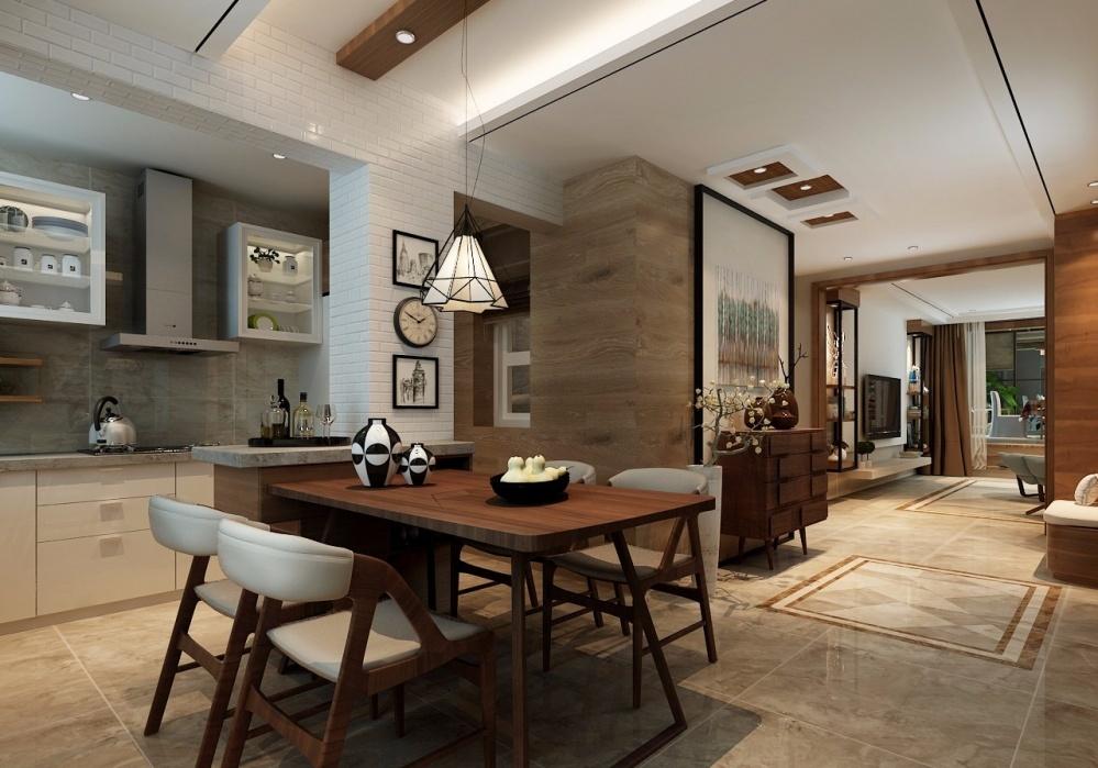 混搭风格跃层住宅设计-8