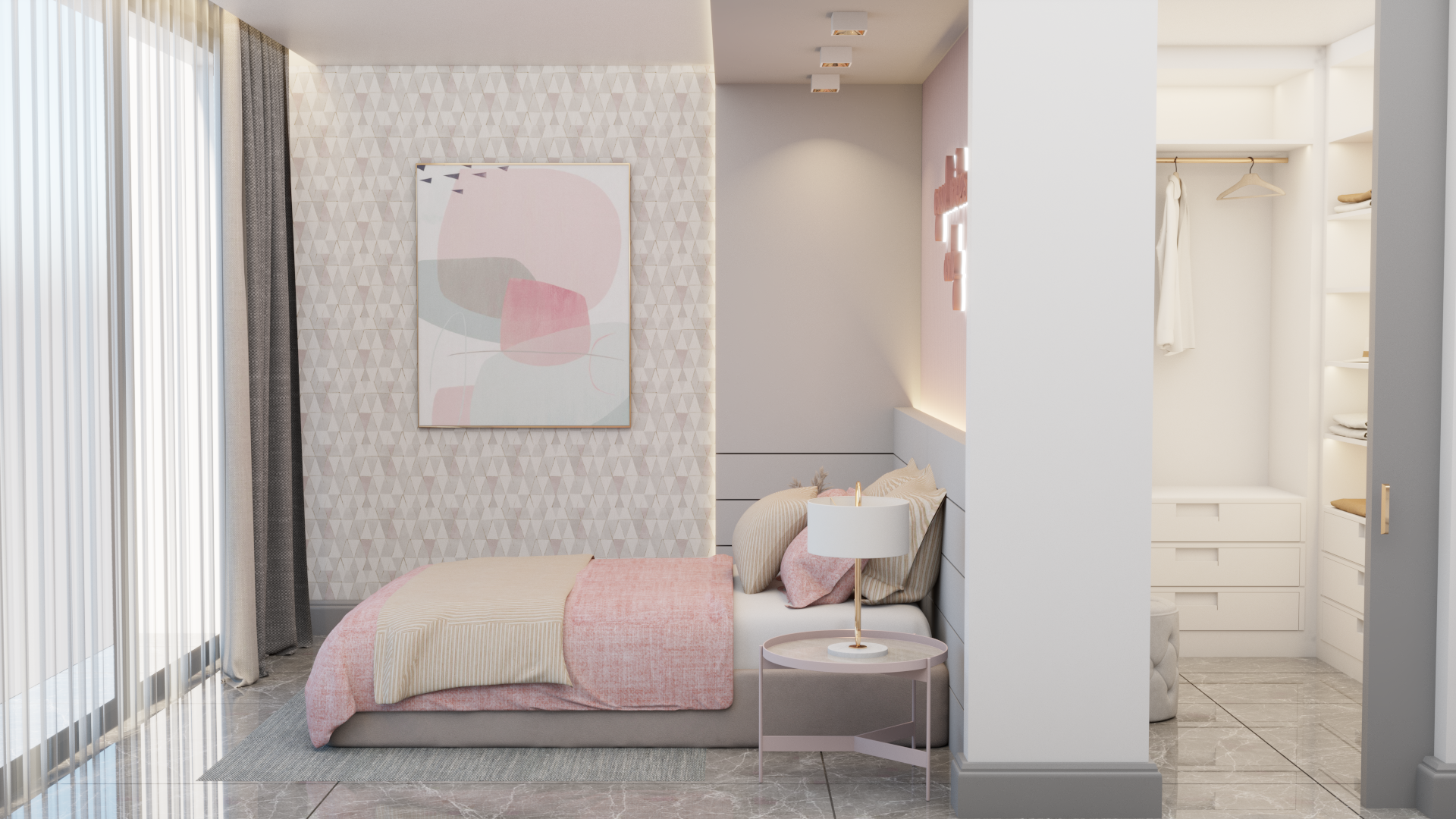 粉色儿童房间丨土耳其-9