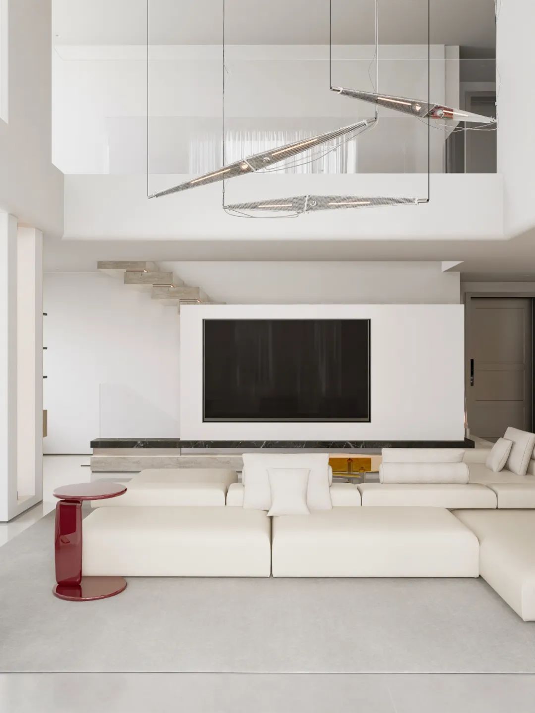 阳光紫郡 · 浪漫轻奢的玻璃糖块空间丨中国成都丨集辰创意空间设计-24