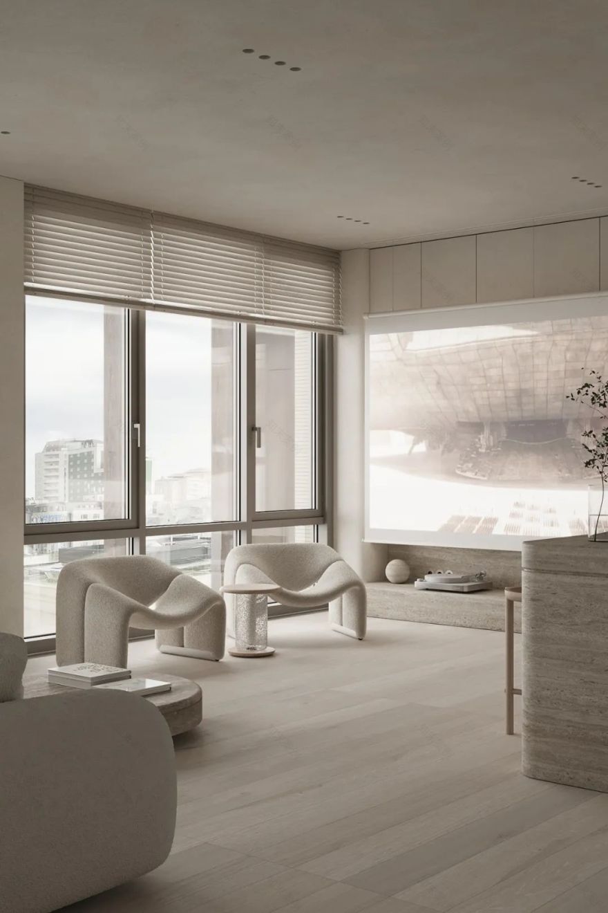 奶油色调温润家居丨Zeworkroom Studio-8