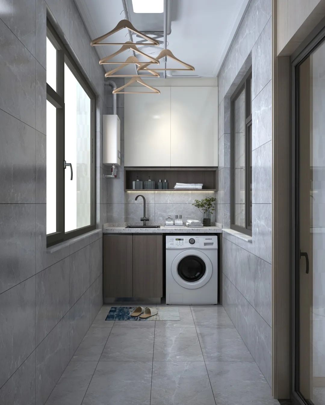 现代中式沿湖公馆，传统与舒适的完美融合-39