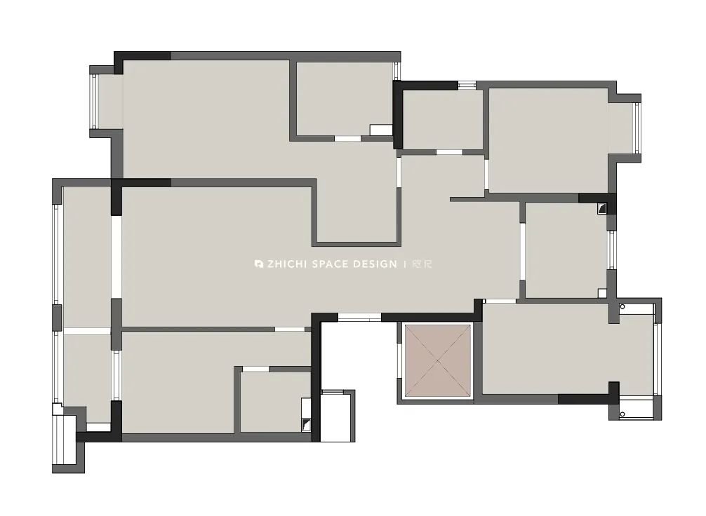 国博华江府 153m²现代简约家居设计丨武汉咫尺设计-7