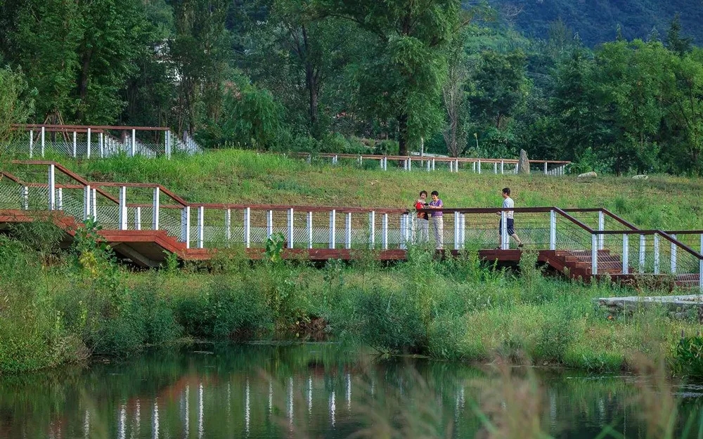 秦岭国家植物园田峪河湿地公园景观设计-81