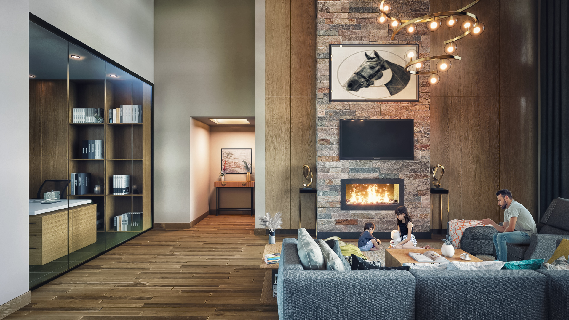 Masterful 3D Exterior Visualization companies: Elevating Luxury Home Spaces in Kharkiv, Ukraine | Yantram Architectural Design Studio-19