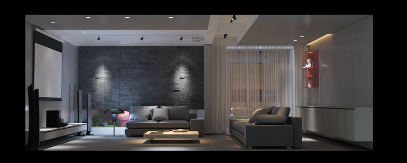 湛江市玥胧湖度假区别墅室内设计-5